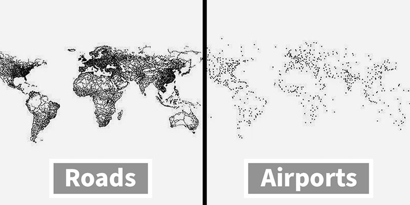 Interesting Maps that might change your perspective as shared by online account