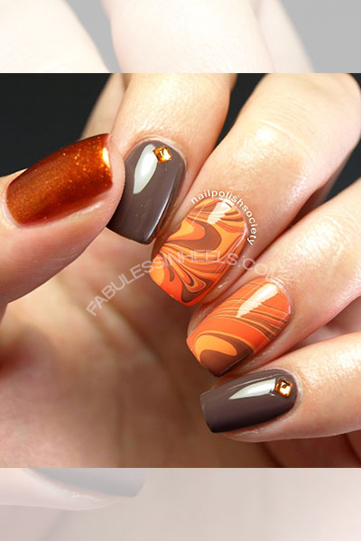 Best Thanksgiving Nails Acrylic